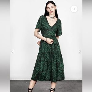 Disturbia Ophidia Snake Midi Dress